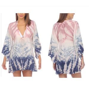 Raviya Tie-Dye Tunic Swim Cover-Up